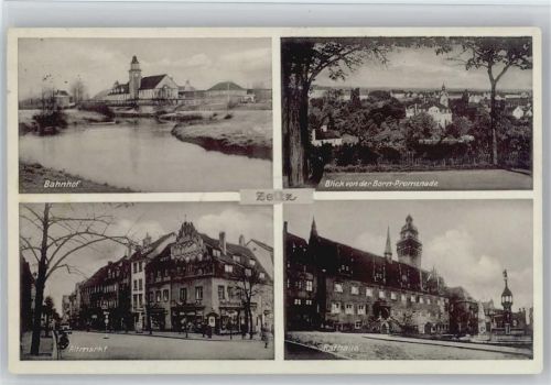 Zeitz Bahnhof Altmarkt Rathaus