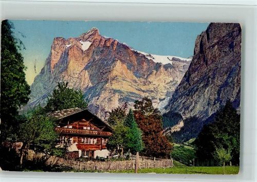 Grindelwald Bauernhaus Wetterhorn