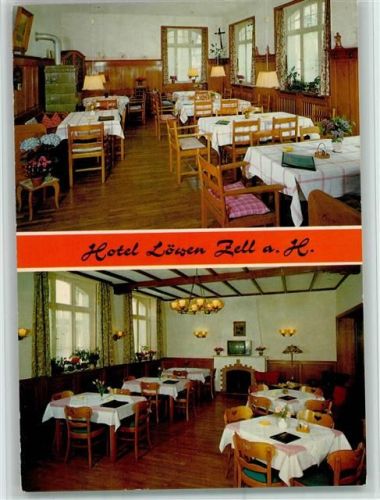 Zell Hotel Löwen Innenaufnahmen Gastraum 2-Bildaufnahme
