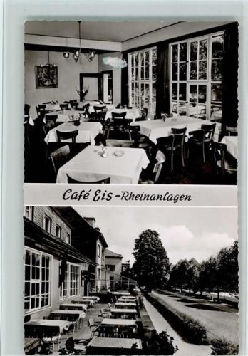 56068 W5400 Koblenz am Rhein - Café Eis Innenaufnahme Speisesaal