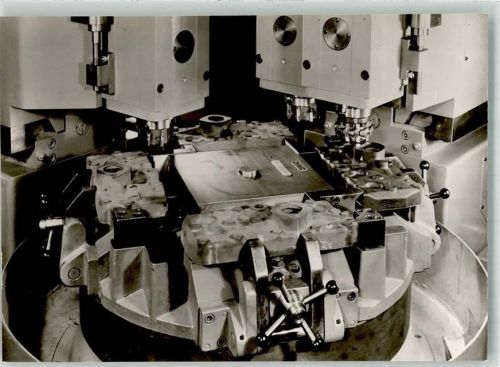W7250 Leonberg , Württ Rundtischfräsmaschine Technik Witzig & Frank Werbung Foto AK