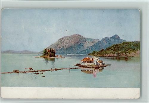 Corfu Häuser auf Inseln