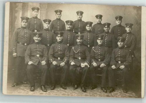 Lahr Gruppenfoto Soldaten Ort lt. Stempel