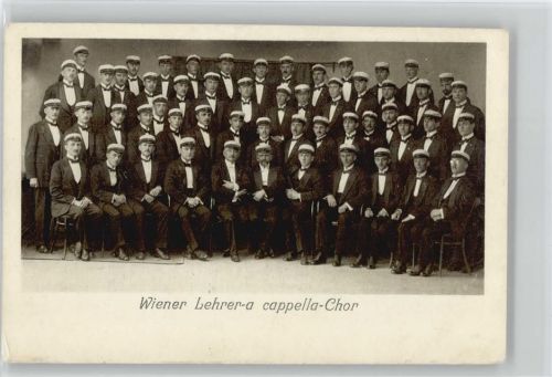 Wiener Lehrer a cappella Chor , Hegelgasse 12 - AK