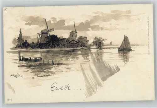 sign Heiden Nr. 1 - Mühlen am Wasser 1902 AK