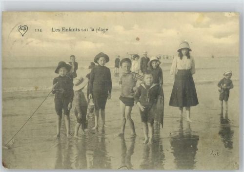 1920 Kinder - Strandleben