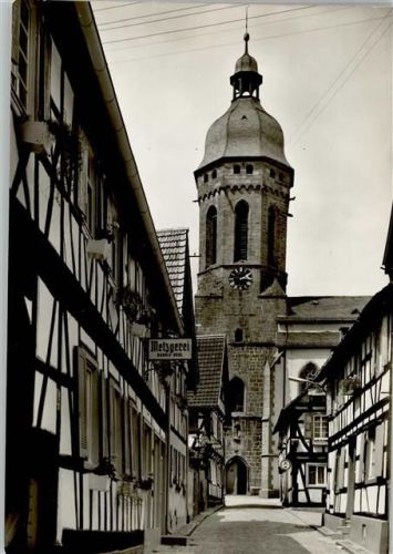 Kandel Turmgasse mit St. Georgskirche