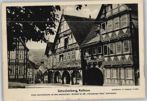 Schieder-Schwalenberg Rathaus ex Sammlung Busse