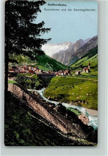 Göschenen Gotthardbahn Dammagletscher