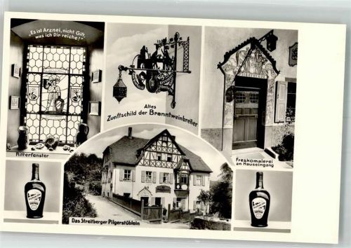 Streitberg Gasthaus Das Streitberger Pilgerstübchen Zunftzeichen Weinbrenner