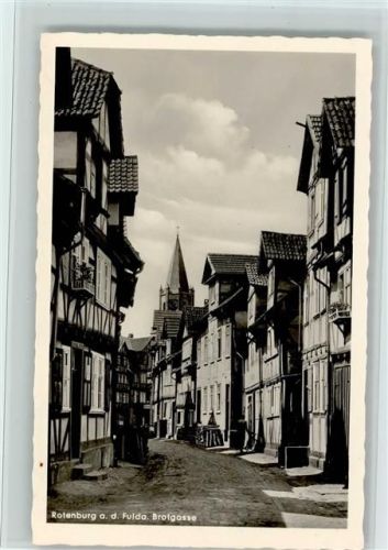 Rotenburg Brotgasse Fachwerkhäuser