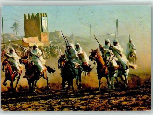 Marrakesch La Fantasia Moussem Moulay Abdellah