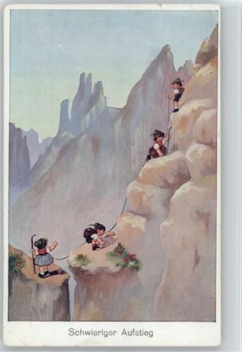 Kinder beim Aufstieg