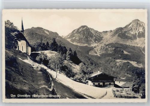 Am Streichen Geigelstein-Gruppe Kirche