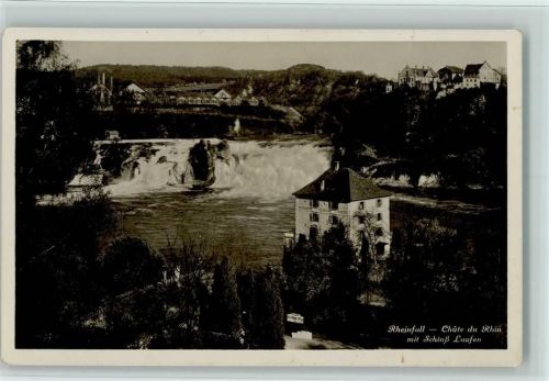 Schaffhausen Rheinfall mit Schloss Laufen