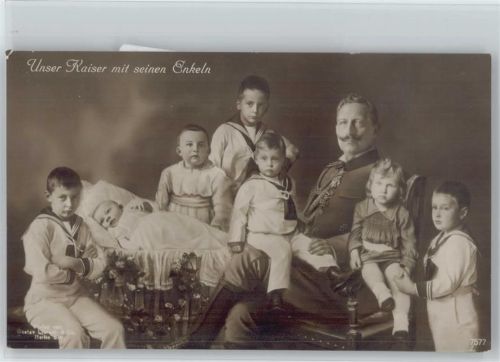 Der Kaiser mit seinen Enkeln , Nr. 7577 Liersch