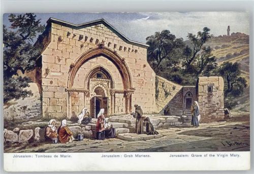 Jerusalem - Grab Mariens - Serie 763 Palästina Nr. 17 AK