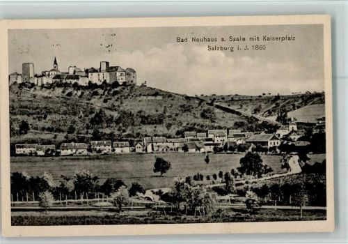 06108 O4002 Neustadt 1933 - Ortsansicht mit Kaiserpfalz Salzburg