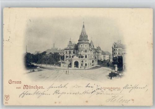 München Löwenbräukeller 1897 AK