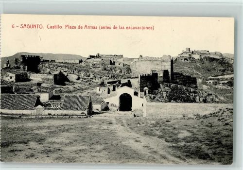 Sagunt Burg Platz der Armen nach der Ausgrabung