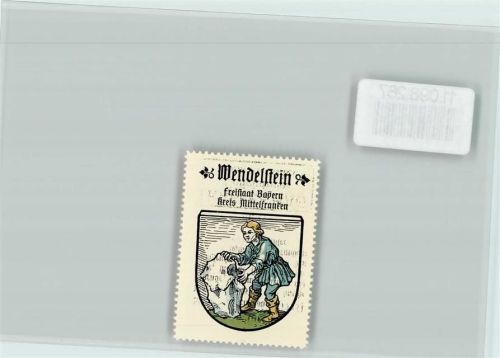 Wendelstein Vignette Wappen Kaffee Hag ca 1920-1940