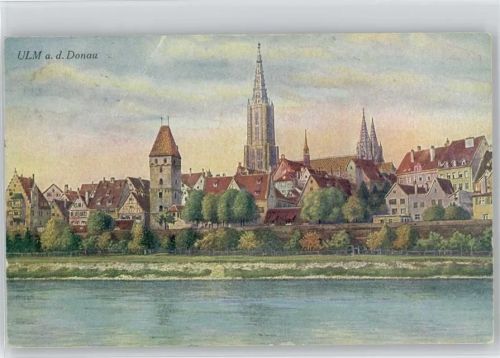 Ulm 3001 - Teilansicht Stadtmauer -