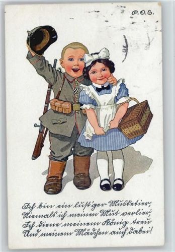 Kinder in Uniform - WK I - Verlag GMT Serie 327 AK