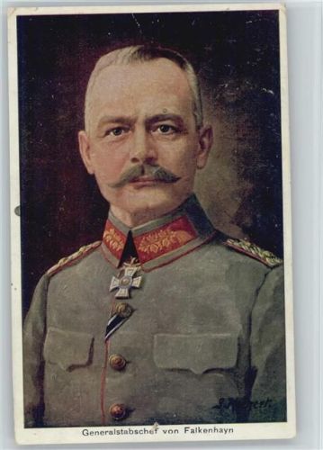 Generalstabschef Falkenhayn color AK
