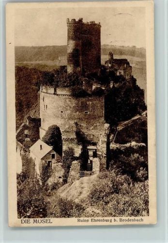 Brodenbach Ruine Ehrenburg b. d. Mosel