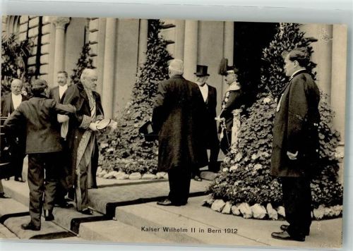Bern 1912 Staatsbesuch in der Schweiz Ludwig Forrer Bundespräsident