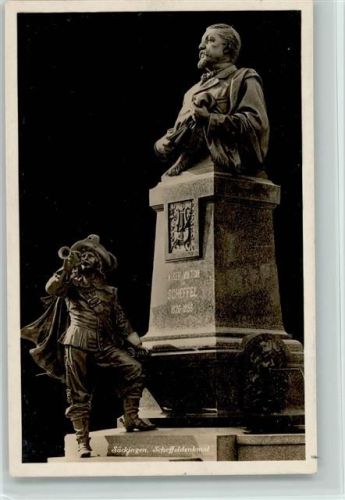 Photoglob 3869 - Scheffeldenkmal Trompeter v. Säckingen 1928