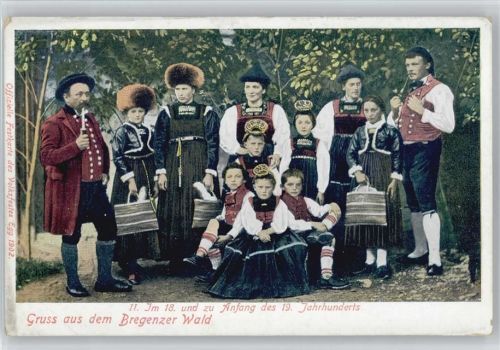Bregenz ca 1900 AK Trachten Österreich