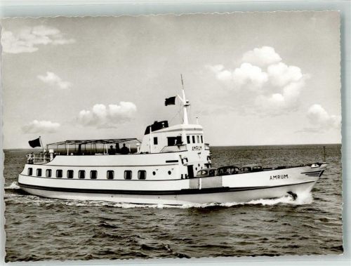 Amrum MS Amrum auch als Fähre Seebäderschiff Foto AK