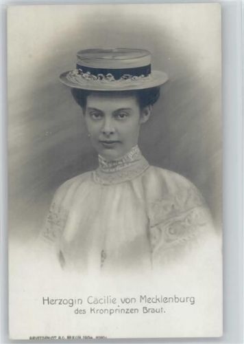 Cecilie 1904 Foto AK