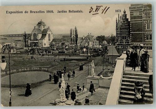 Brüssel Ausstellung 1910 Jardins Hollandais