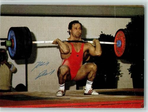 Radschinsky , Gewichtheben Original Autogramm