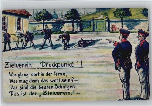 1917 Zielverein "Druckpunkt" Schützen - Pickelhauben