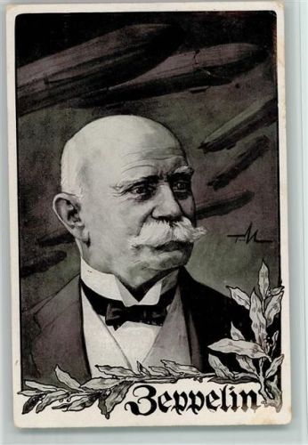 Zepplein Gedenken 1917 AK Luftflottenverein