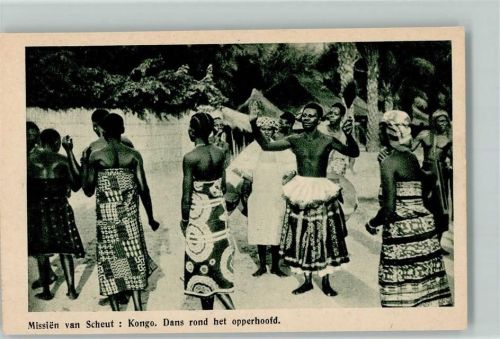 Missien van Scheut Kongo Dans rond het opperhoosd Missionare