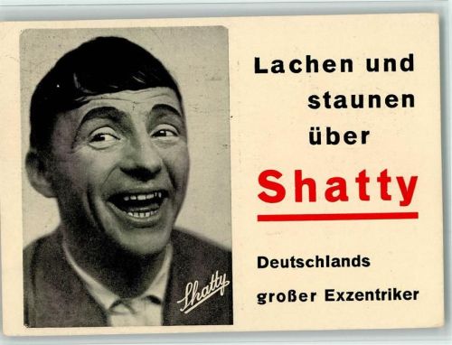 Shatty Excentric Comedian 1937 AK