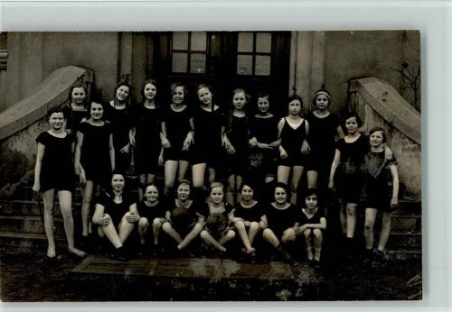 Jugendgruppe Schwimmgruppe Foto ca 1927 AK
