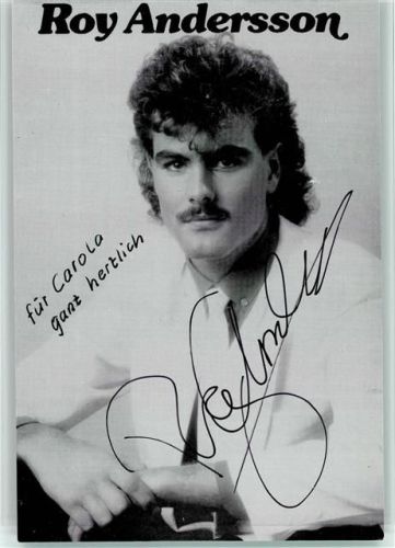 Roy Andersson Original Autogramm