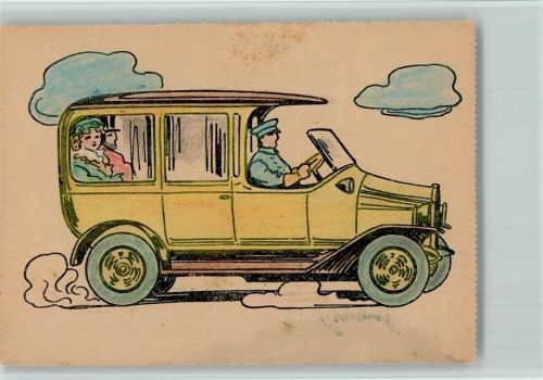Chauffeur im Automobil