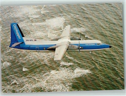 NLM Sity Hopper über Wasser - Fokker F-27 AK