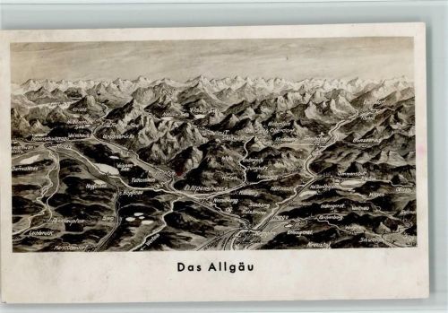 Das Allgäu - Verlag Felle - Foto AK
