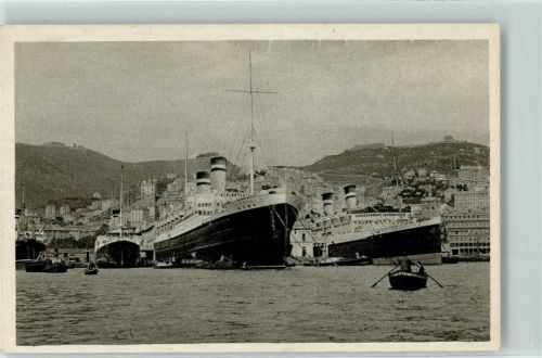 16100 Genova - Nel Porto Transatlantici Dampfer