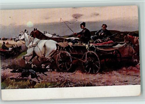 Bauernwagen - HSM Verlag Serie 360 Russische Steppenbilder 1900 AK