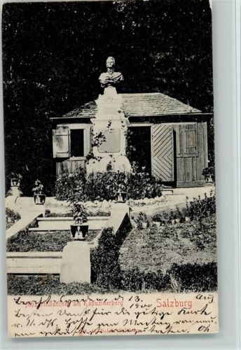 Salzburg Mozarthäuschen am Kapuzinerberg 1900 AK