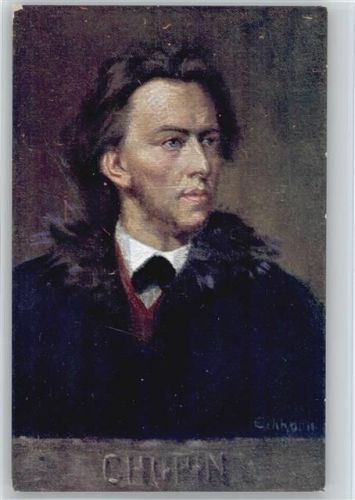 Chopin - B.K.W. 874-3 Chopin, F. Künstlerkarte