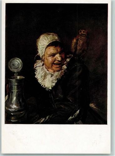 Gemälde von Frans Hals - Hille Bobbe mit einer Eule auf der Schulter